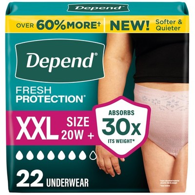 Fresh Protection Adult Diapers Incontinence Underwear Women Disposable Maximum