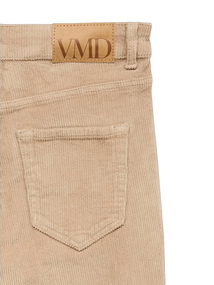 Vero Moda Flash Flared Corduroy Pants Beige - Taglia 27-41 Abbigliamento Donna - Imagen 2 de 2