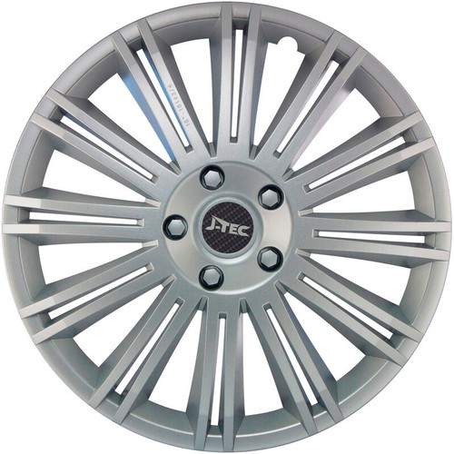 4x Copricerchi 16 Pollici Coppe Ruota Delta silber per BMW