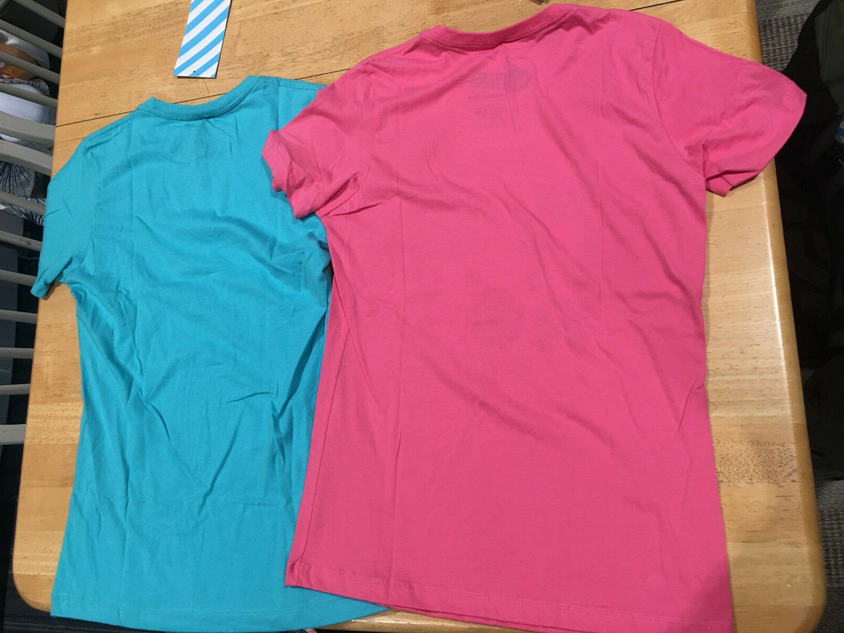 Lot of 2 NITRO CIRCUS Graphics T-Shirts - Turquoise + Pink