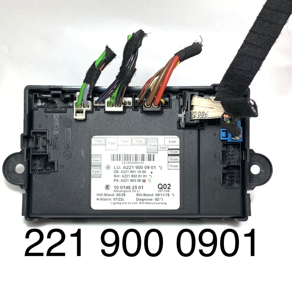 07-13 Mercedes W221 S550 S600 S400 Front Left Door Control Module