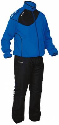 Stanno Montreal Micro Taslan Trainingsanzug blau-schwarz Kinder - Gr. 152 NEU