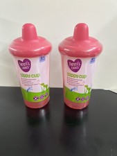 Sippy Cups 2 Parents Choice Pink - 9 oz. w/No Leak Valve  Easy Clean