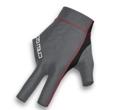 New Cuetec Grey Axis Billiard Glove RIGHT HAND - 4 Size Options - 1 Glove
