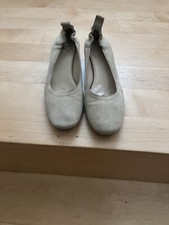 Everlane The Day Heel Womens Size 9 Cream Suede Leather Block Pump Shoes