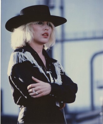 Debbie Deborah Harry Blondie Roadie Cowgirl Costume Vintage 8x10 Color