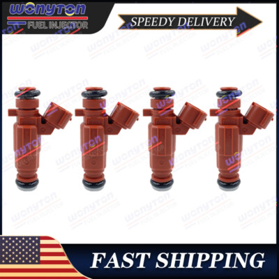 Srt of 4 Fuel Injectors For 99-06 Hyundai Sonata Kia Optima 2.4L 3531038010D
