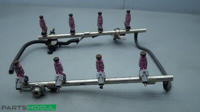 11-14 Hyundai Equus Genesis 5.0 V8 Right Left Fuel Rail Injector Set 35340-3f90