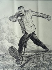 1943 Original Print WW2 RUSSIA - STALIN STRIDES