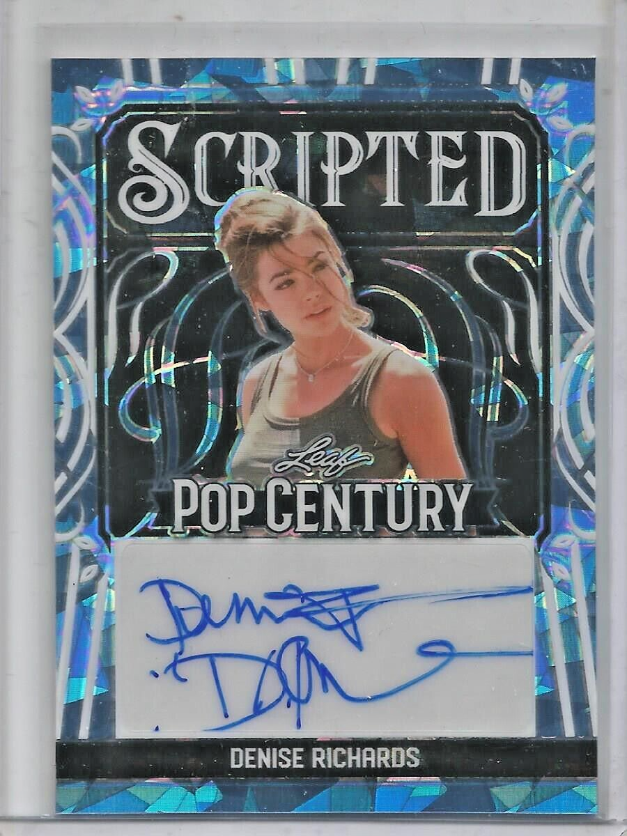 Leaf Pop Century Denise Richards 直筆サイン Leaf Pop Century Denise Richards 直筆サイン 2024 LEAF POP CENTURY