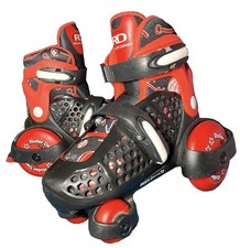 Roller Derby EZ-Roll Skates Adjustable Youth Size 11-2 Beginner Roller Skates