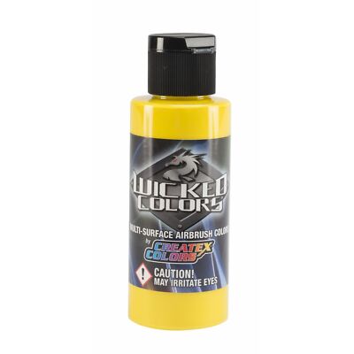 (85,46 /1l) Wicked Yellow  480ml Createx W003 Colours Airbrushfarbe