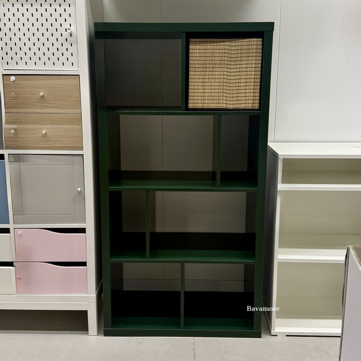 IKEA　イケア　カラックス　フリスタ　グリーン　廃盤品　2×8 Ikea KALLAX Shelf unit, dark green, 57 5/8x30 1/8 