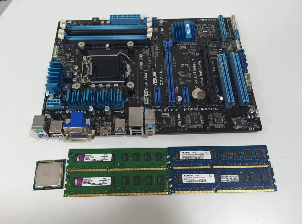 ASUS Z77-A Intel Z77 + i7-3770 + 8GB DDR3 - LGA 1155/Socket H2 OK. - Imagen 2 de 4
