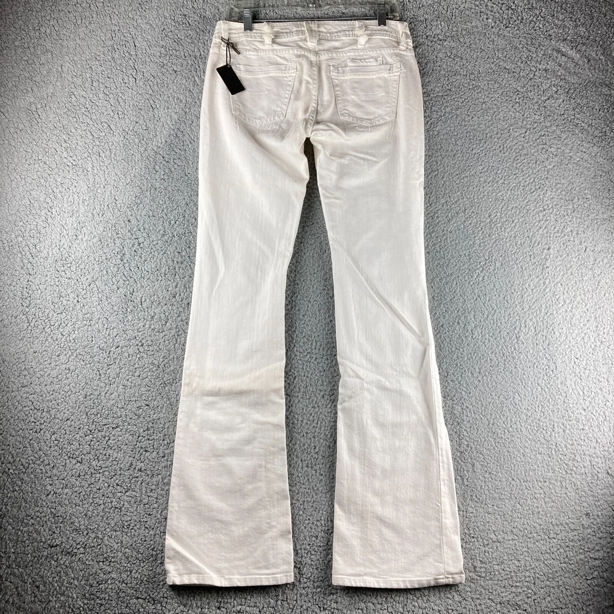 NWT Yanuk Jeans Womens Size 28 x 33 White Denim Bootcut Low Rise