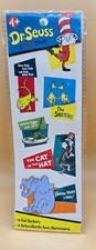 12 DR SEUSS Foil Stickers Sneetches Fox Horton Fish Cat Green Eggs Colorbok NEW