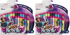 Lot of 2 Nerf Rebelle Dart Refill Pack of 24 Darts Total 48 Foam Darts for Bow