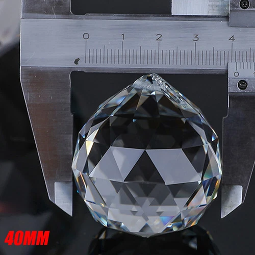 DIY 20-50MM Feng Shui Hanging Crystal Ball Prism Faceted Chandelier Lamp Pendant - Picture 14 of 15