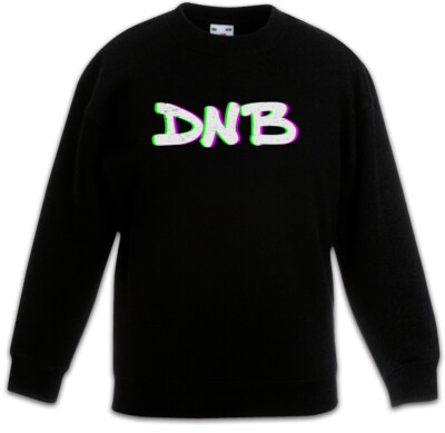 DNB Drum 'N Bass Glitch Kinder Pullover Audio Synthesizer Wave Electro DJ MC