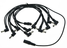 1 To 11 Guitar Effects Pedal Power Supply Adaptor Splitter Cable Daisy Chain