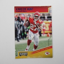 Panini Playoff 2018 Kareem Hunt Goal Line Chiefs Card