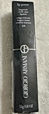 New GIORGIO ARMANI Lip Power Longwear Vivid Color Lipstick 108 In Love Full Size