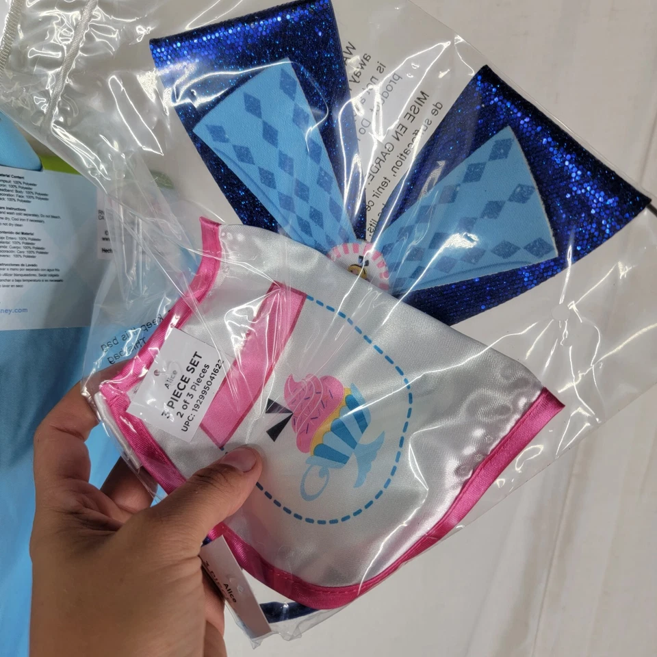 Disguise Toddler Girls Disney Junior Alices Wonderland Bakery Costume 3T-4T - Image 3 of 4