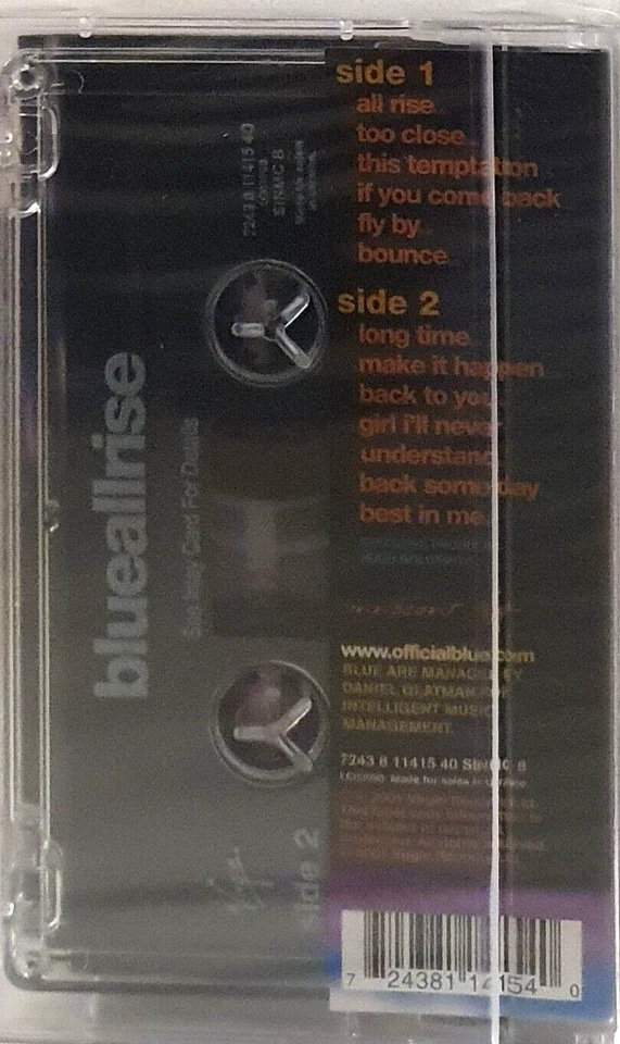 BLUE - ALL RISE, Cassette OFFICIAL UKRAINIAN RELEASE NEW SEALED - Image 2 of 2