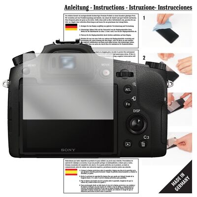 6x Schutzfolie für Sony DSC-RX10M3 Premium Bridge Kamera Folie