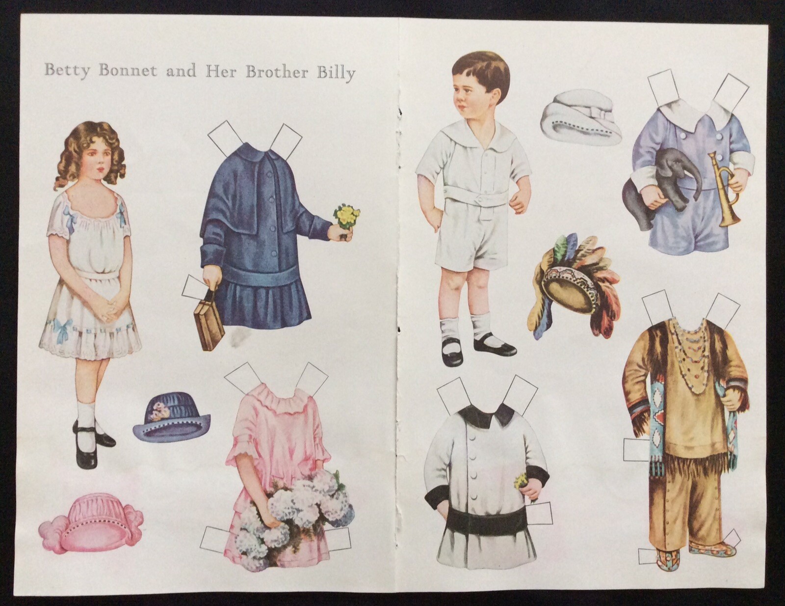 betty bonnet paper dolls