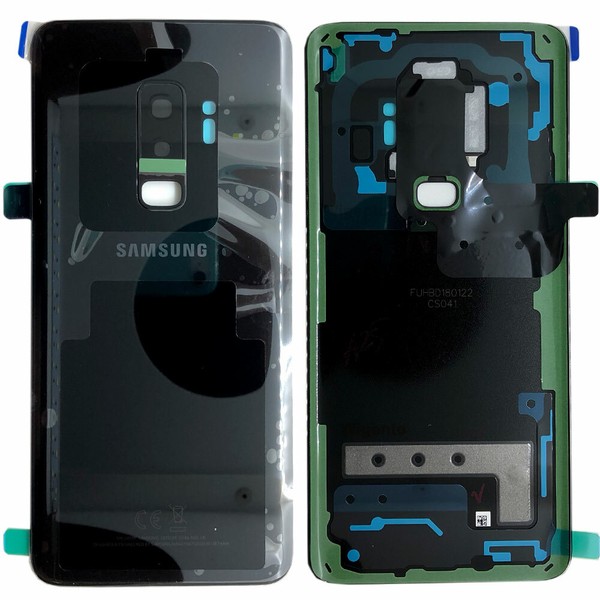 Samsung GH82-15652A Akkudeckel Deckel FüR Galaxy S9 Plus G965F Klebepad Schwarz-image