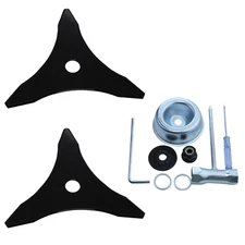 For 20mm/25.4mm Arbor 10"x3 Teeth Carbon Steel Brush Cutter Weed Eater Blades