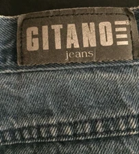 Vintage 80's Gitano Denim high waist Mom Jeans Blue, women Size 8/9