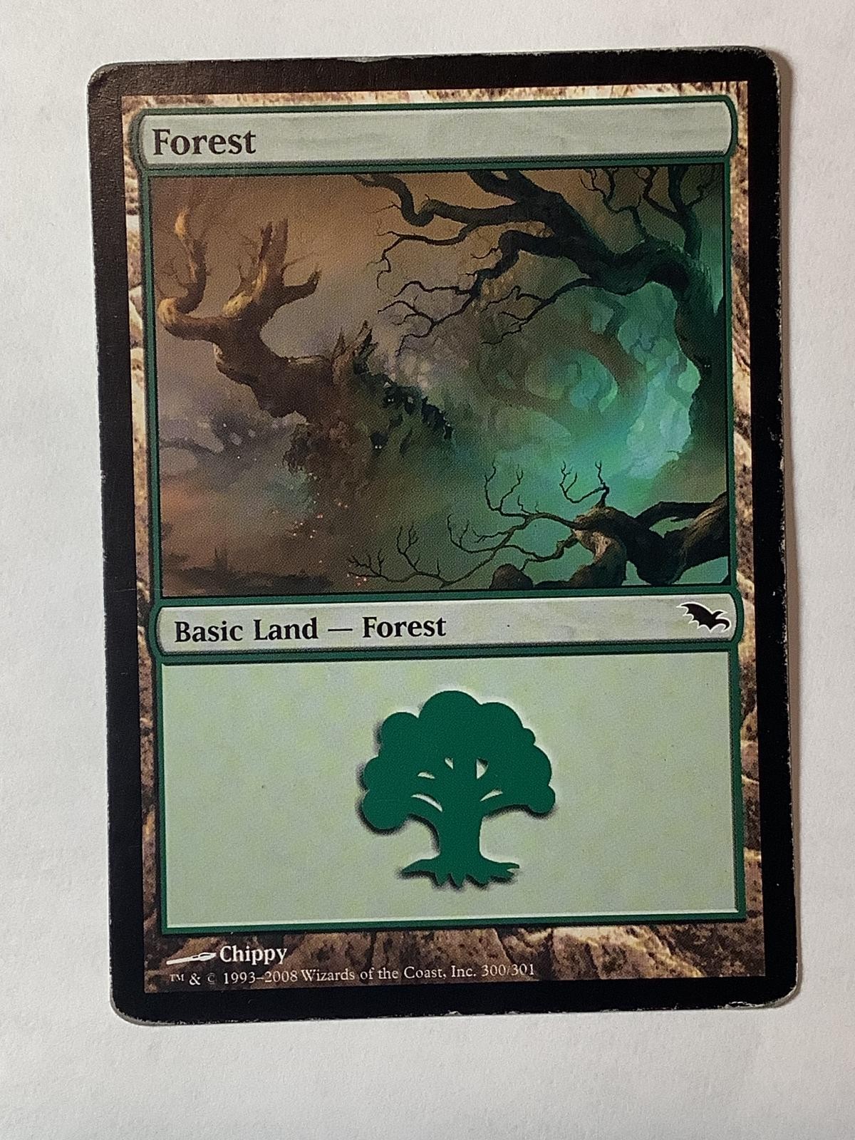 Forest (300) 300 Land Shadowmoor Magic: The Gathering Near Mint