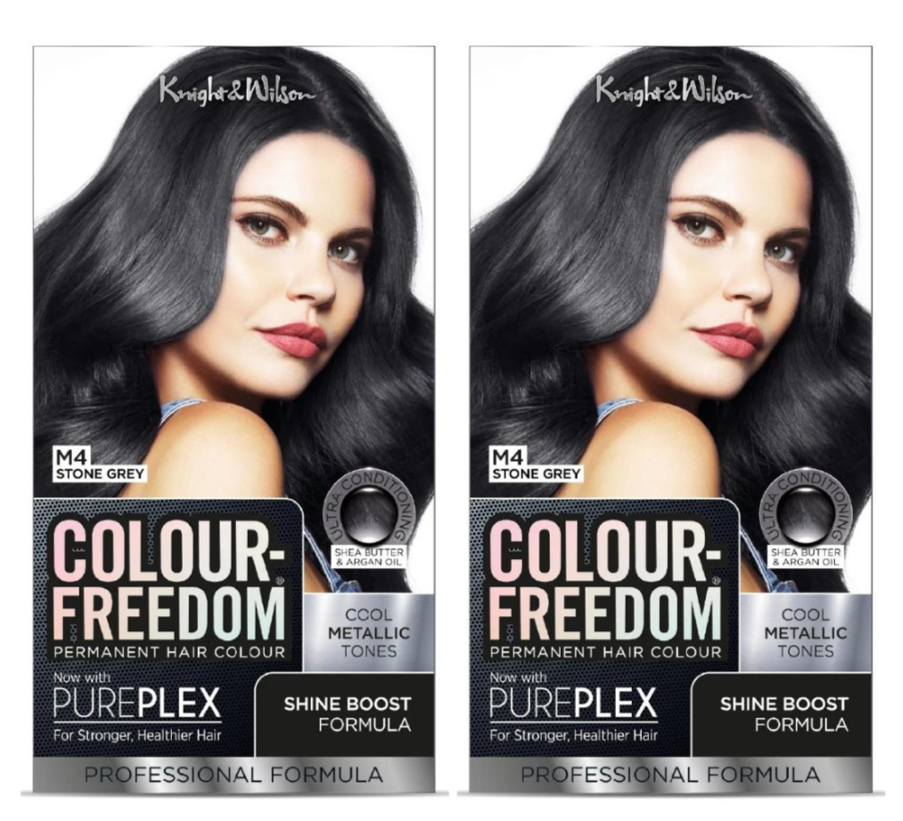 2 x Knight & Wilson Colour Freedom M4 Metallic Stone Grey Permanent, FREE POST