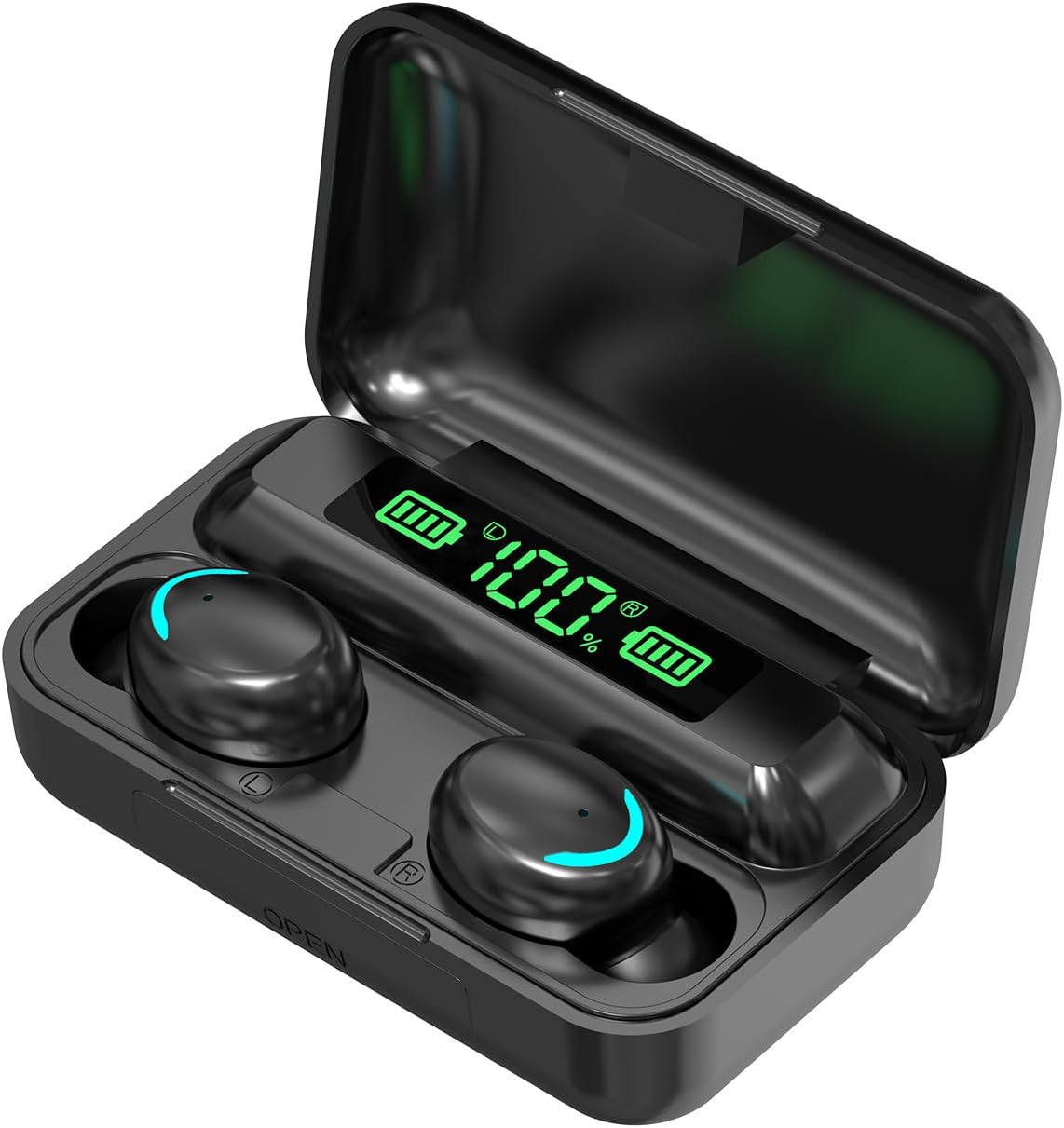 2023 Upgraded F9-5 Wireless Earbuds with Bluetooth 5.0 IPX7 Waterproof & Charging Case