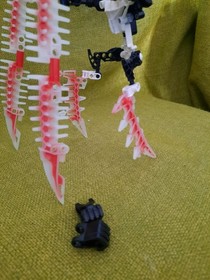 Lego Bionicle Krika 8694 MOD with Projectile Gun Fast Shipping