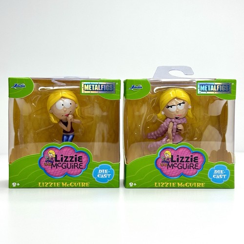 Disney Lizzie McGuire Metalfigs 2.5" Die-Cast Metal Figures Set of 2 Hilary Duff