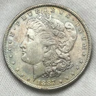 1887-P $1 Morgan Dollar 90% Silver Philadelphia US Coin - TONING