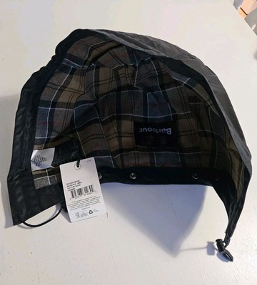 Barbour Hood MHO0004NY91 Waxed Cotton Wired Hood Navy 