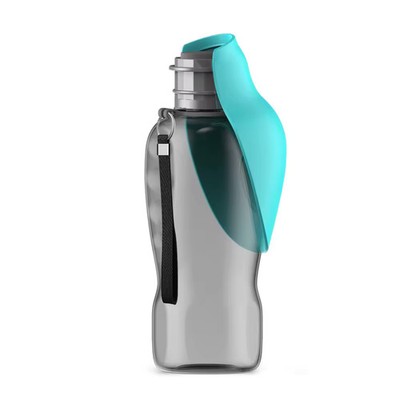 800ml Portable Dog Water Bottle - Travel Drinking Bowl & Feeder