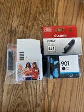 4 Mixed Ink Cartridge Lot Hp Canon Expired