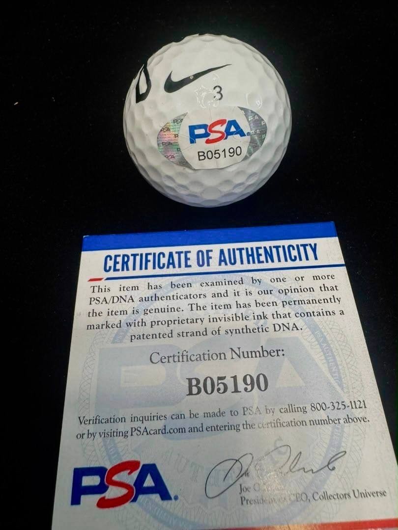 Tiger Woods Signed Golf Ball Autographed PSA/DNA Certified B05190 view 3