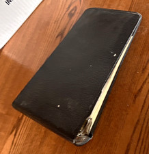 Vintage Standard Oil Company (Indiana) Leather Sales Ledger & Credit Record Book