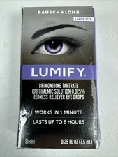 Bausch Lomb Lumify Redness Reliever Eye Drops - 0.25fl oz.