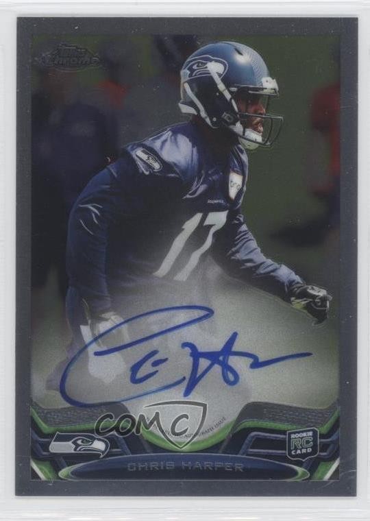 2013 Topps Chrome Rookie Auto 197/600 Chris Harper #10 Auto RC 0f8