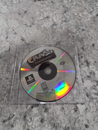 Crash Bandicoot Sony PlayStation One PS1 PSX Game Disc