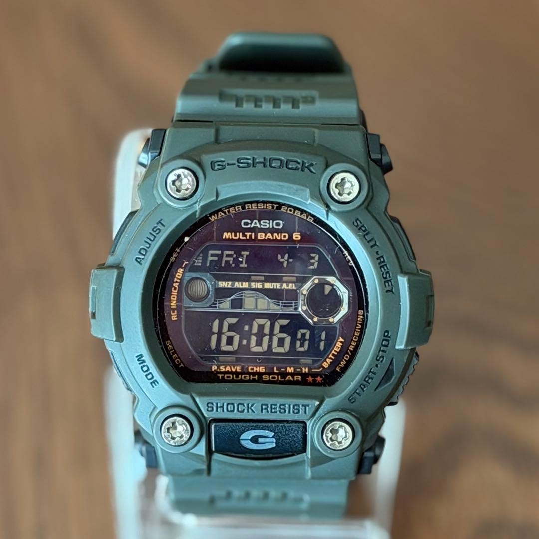 CASIO G-SHOCK GW-7900KG-3JF Army Green Tough Solar Watch | eBay