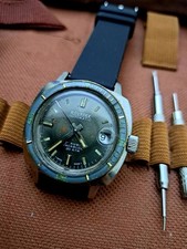 Orologio Vintage Diver "Baby Panerai""Roundex" Swiss Made 70's