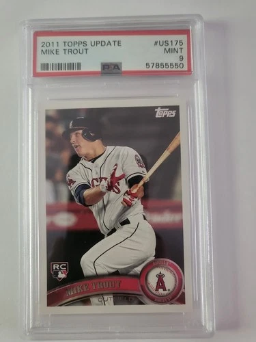 2011 Topps Update Mike Trout RC Rookie Card #US175 PSA 9 Mint Angels